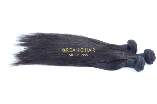 Remy human hair weft extensions